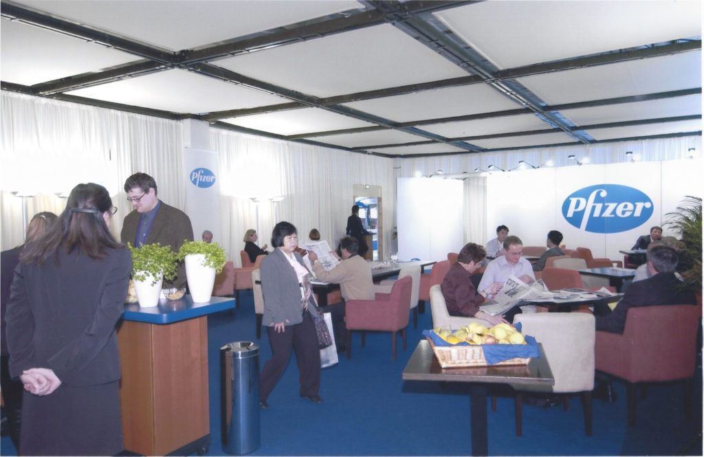 Hospitality Suite for Pfizer ECCO 12 | the European Cancer Conference | September 21 - 25, Copenhagen, Denmark.