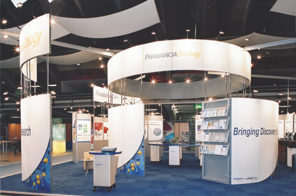 Exhibition Booth for Pharmacia Oncology | Pfizer | 27th ESMO Congress, Nice, France, 18-22 October 2002